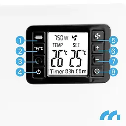 Конвектор Maltec CH2000DW Turbo - мініатюра 6