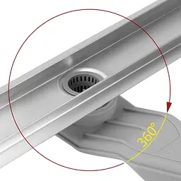 Трап для душу Rea Neox 60 Superflow brushed steel 2в1 REA-G2705 - мініатюра 2