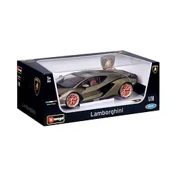Автомодель Bburago Lamborghini Sian FKP 37 зелений (18-11046G) - мініатюра 12