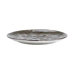 Тарілка обідня порцелянова плоска 26 см, коричневий TS Kitchen HP23393 - мініатюра 4