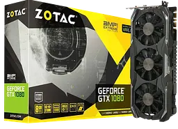 Відеокарта GeForce GTX 1080 8GB Zotac AMP Extreme (ZT-P10800B-10P) Б/В