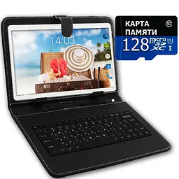 Планшет-телефон Adronix X1001 Silver LTE 2/32GB + Чохол-клавіатура + Карта пам'яті 128GB - мініатюра 2
