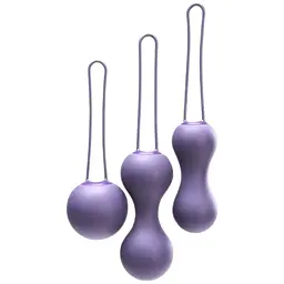 Набір вагінальних кульок Je Joue Ami Purple, діаметр 3,8 см, 3,3 см, 2,7 см, 54 г, 71 г, 100 г