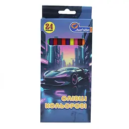 Набір кольорових олівців Sportcar 1051-24E 24 кольори