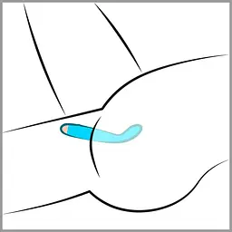  Мінівібратор Cuties Mini Vibrator Blue - мініатюра 9