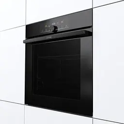 Шафа духова електрична Gorenje A+ 77 л дисплей піроліз чорний - мініатюра 4