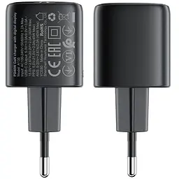 Мережевний зарядний пристрій Acefast A135 PD40W GaN 1USB-C Black - мініатюра 6