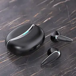 Бездротові Bluetooth навушники-вкладиші TWS BX18 з шумозаглушенням Чорні - мініатюра 7