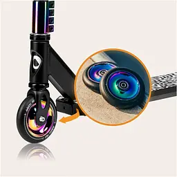 Самокат Lionelo Whizz Neo Black Carbon Multicolor (LO-WHIZZ NEO BLACK CARBON MULTICOLOR) - мініатюра 4