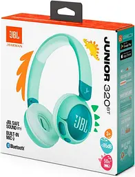 Навушники з мікрофоном JBL Junior 320BT Green (JBLJR320BTGRN) - мініатюра 8