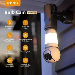 Камера відеоспостереження IMOU Bulb Cam S6DP-5MOWEB 5MP - мініатюра 5