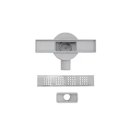 Трап лінійний Geberr GB1-138 30 см з поворотним сифоном 360° CV014945 - мініатюра 4