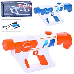 Водяний бластер акумуляторний з USB, музикою та світлом, 35×17,5×7 см (66695A)