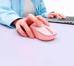 Миша Baseus Wireless Mouse F01B Baby Pink Tri-Mode (B01055503413-00) [99874] - мініатюра 7