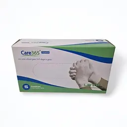 Рукавички латексні Care 365 одноразові нестерильні з пудрою білі розмір S 100 шт. - мініатюра 3