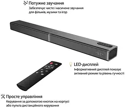Саундбар Samtronic SM2160 60 Вт Чорний (SM-2160) - мініатюра 7