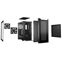 Корпус be quiet! Pure Base 501 Airflow Window Black (BGW74) - мініатюра 6
