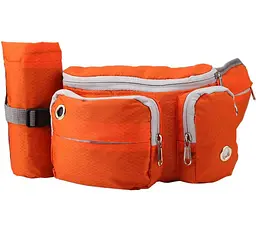 Поясна сумка для вигулу собак Voyager Pet LVC809 Orange з тримачем для пляшки