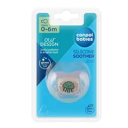 Пустушка Canpol babies Love&Sea силіконова кругла 0-6 місяців в асортименті (34/900) - мініатюра 6