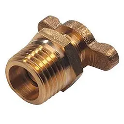 Клапан зливний для повітряних компресорів Intertool 1/4" баранчик