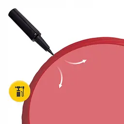 М'яч для фітнесу (фітбол) 4FIZJO 75 см Anti-Burst Red (P-5907739316356) - мініатюра 3