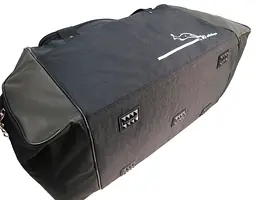 Дорожня сумка Wallaby 447-5 нейлон 420D 59 л 48+18х32х28 см Чорна з хакі - мініатюра 4