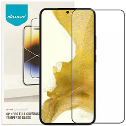 Захисне скло Nillkin (CP+PRO) для Samsung Galaxy S22+ Чорний - мініатюра 2
