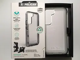 Оригінальний протиударний чохол для Samsung Galaxy S22 Pelican Voyager аналог OtterBox Defender з кліпсою - мініатюра 2