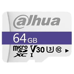 Карта пам'яті Dahua MicroSD 64 ГБ DHI-TF-C100/64GB