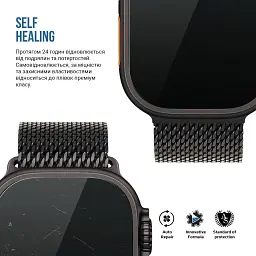 Плівка захисна Armorstandart Matte hydrogel Apple Watch Ultra 4 49mm 6 pcs (ARM94015) - мініатюра 3
