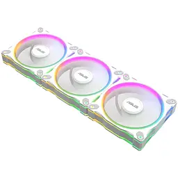 Комплект вентиляторів ASUS PRIME MR120 REVERSE ARGB WHITE 3IN1 (90DA00L3-B09020) - мініатюра 2
