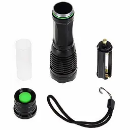 Акумуляторний ліхтар Bailong металевий ручний 1000 Lumen POLICE BL 1837 T6 50000W - мініатюра 4