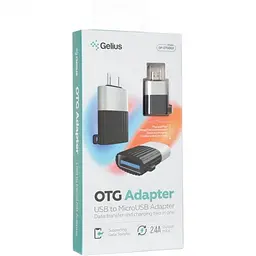 Перехідник OTG Adapter Gelius USB to Micro GP-OTG002 - мініатюра 2