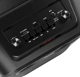 Портативна Bluetooth колонка RIAS ZQS - 8120 8 RGB Валіза з караоке 3000 mAh 20W Black - мініатюра 5