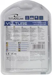 Миша Esperanza Titanum TM116E Vulture Wireless black grey - мініатюра 4