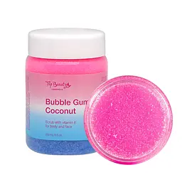 Скраб для обличчя та тіла Top Beauty Bubble Gum з ароматом жуйки та кокосовим маслом 250 мл