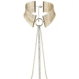 Намисто-комір Bijoux Indiscrets Desir Metallique Collar - Gold - мініатюра 2