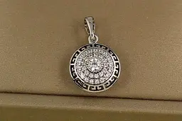 Кулон Xuping Jewelry Версаче 1,2 см сріблястий