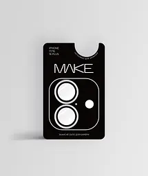 Захисне скло камери MAKE Apple iPhone 17 Camera Glass White - мініатюра 2