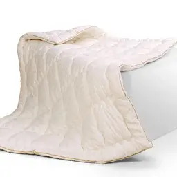 Ковдра MirSon вовняна Mikrosatin Gold Woolen Hand Made 168 демі 200x220 см (2200000460417) - мініатюра 11