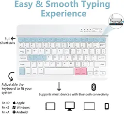 Чохол для клавіатури для Samsung Galaxy Tab S6 Lite 10.4" 2020 (Модель: SM-P610 / SM-P615) - мініатюра 5