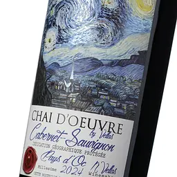 Вино Chai D'oeuvre Cabernet Sauvignon Rouge IGP Pays D'Oc, червоне, сухе, 0,75 л - мініатюра 5