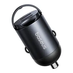 Автомобільне зарядне пристрій Baseus Tiny Star Mini Car Charger 2C 30W чорний C00035001121-03 - мініатюра 4