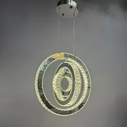 Люстра кільця Linisoln 7960-50*40*30 метал, кришталь, LED, 70 Вт, висота 120 см, ширина 50*40*30 см - мініатюра 3