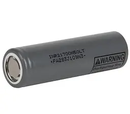 Акумулятор LG Li-ion 21700 5000mAh INR21700 M50LT 7.2A Сірий