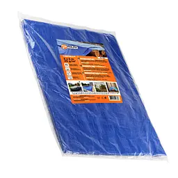 Тент тарпауліновий Polax 5 x 6м, 45 гр/м2, з вушками, двостороння ламінація (70-100) - мініатюра 5