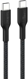 Кабель Belkin Type-C-Type-C BRAIDED 1м, Чорний (CAB025HQ1MBK)
