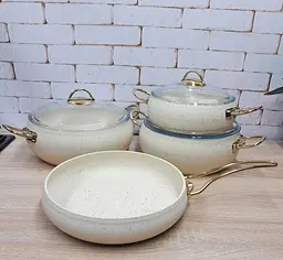 Набір посуду O.M.S. Collection 3023 IND-Ivory 7 предметів - мініатюра 3