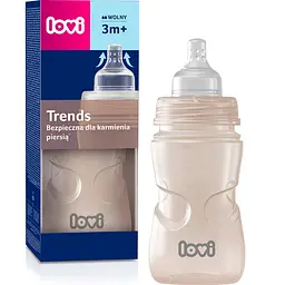 Пляшечка для годування Lovi Trends 250 мл бежева (21/563_bei) - мініатюра 2