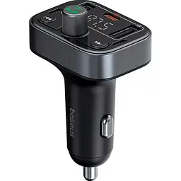 FM-трансмітер Baseus FM Launcher S-09 Pro Black (C10762200113-00) [102398]